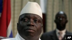 Yahya Jammeh, au pouvoir en Gambie depuis 20 ans (Photo AP)