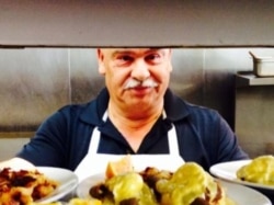 Terry Kasotakis, owner of Mediterranean Breeze Restaurant in suburban Washington, D.C. (Photo courtesy Paul Johnson)