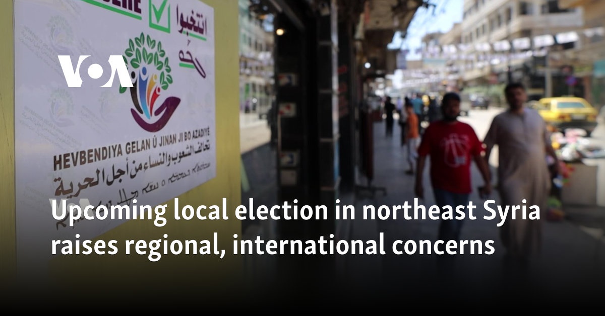 Upcoming local election in northeast Syria raises regional, international concerns - Vimarsana News