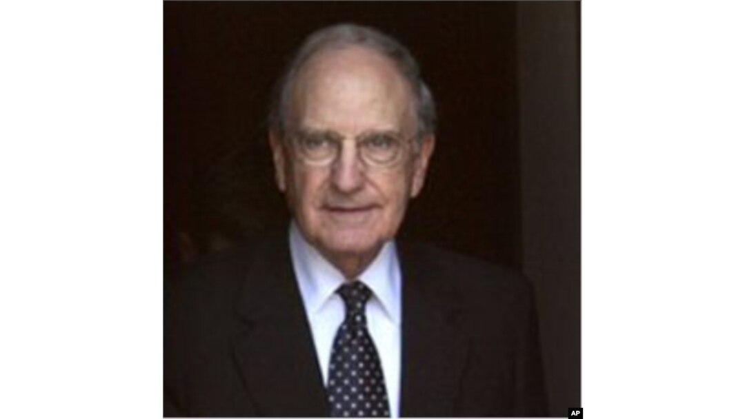US Mideast envoy George Mitchell (file photo)