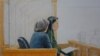 نقاشی از حضور «ونژو منگ» مدیر امور مالی «هواوی» در دادگاه. 