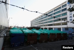 新加坡装甲车被扣押在香港货运港口