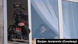 Borjan Jovanović na snimanju serije "Besa" u jesen 2020. (Foto: Privatna arhiva/Borjan Jovanović)