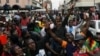 Protesters calling for Zimbabwean President Robert Mugabe to step down take to the streets in Harare, Zimbabwe, Nov. 18, 2017. 