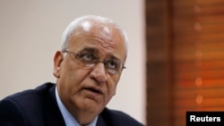 Saeb Erekat a renoncé, évoquant la multitude de comportements innacceptables, selon lui, de la part des Israéliens