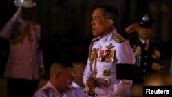 Putra Mahkota Pangeran Maha Vajiralongkorn di Royal Plaza, Bangkok,Thailand (foto: dok). Vajiralongkorn resmi dinyatakan sebagai Raja Thailand yang baru.