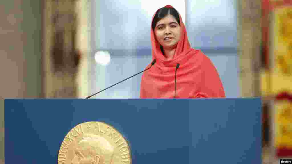 Malala Yousafzaida sun karbi lambar yabo ta Nobel.