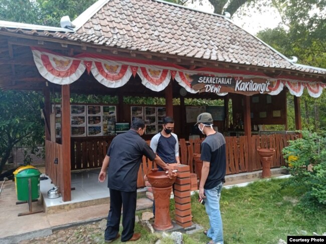 Pengelola tempat wisata di DIY menambah fasilitas cuci tangan dan pendukung lain untuk memenuhi protokol kesehatan. (Foto: Dispar DIY)