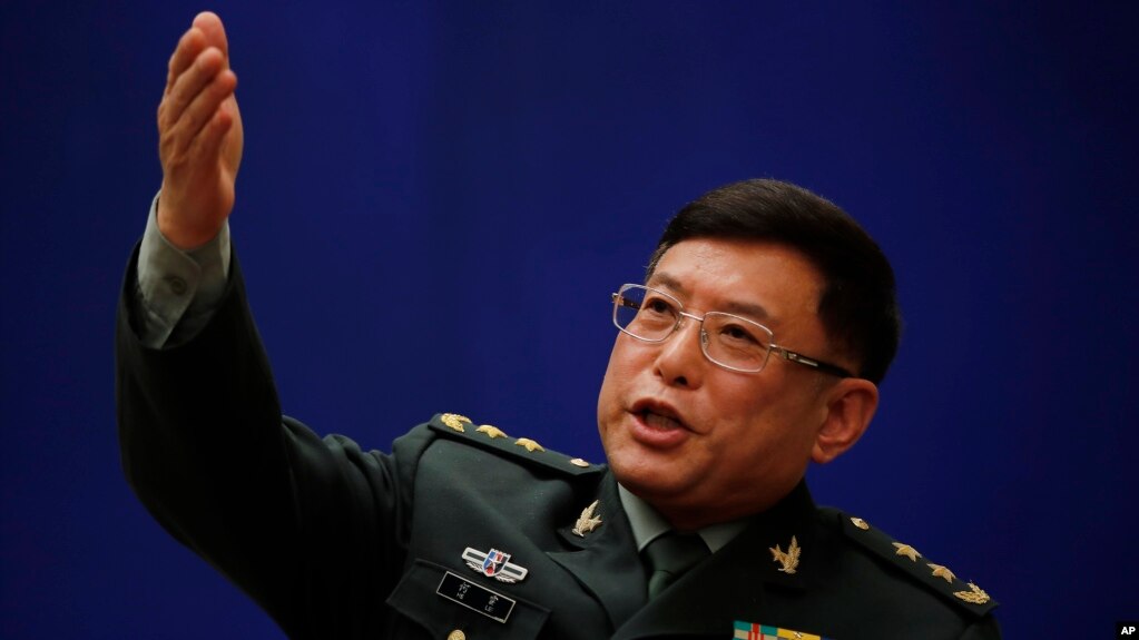 Ông He Lei, Phó giám đốc Học viện Khoa học quân sự Trung Quốc.