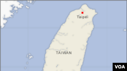 FILE - Map of Taiwan