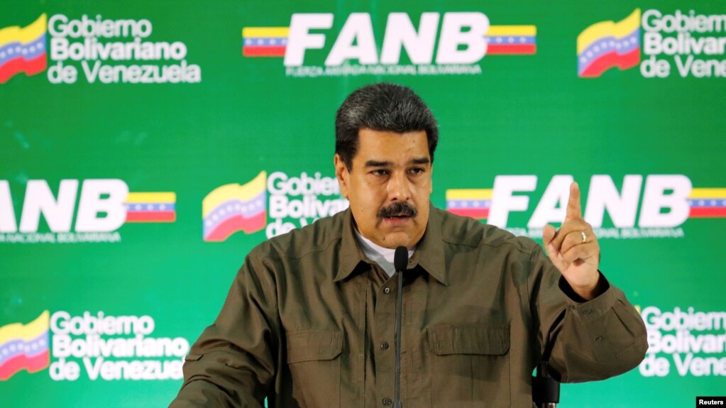 El presidente de Venezuela, NicolÃ¡s Maduro, durante una reuniÃ³n con el alto comando militar en Caracas, el sÃ¡bado 11 de agosto de 2018. Foto: Palacio de Miraflores / vÃ­a REUTERS.