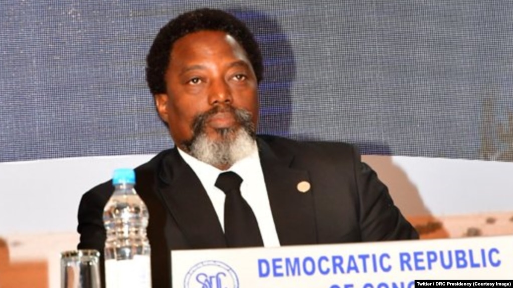 Le président congolais Joseph Kabila, lors du 38e sommet de la Communauté de développement de l'Afrique australe (SADC) à Windhoek, Namibie, 17 août 2018. (Twitter/Présidence RDC)