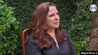 Ana María Chamorro, hermana del precandidato a la presidencia de Nicaragua Juan Sebastián Chamorro. Foto Miguel Bravo, VOA.