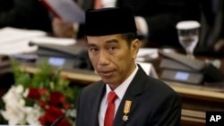 FILE - Indonesian President Joko "Jokowi" Widodo.