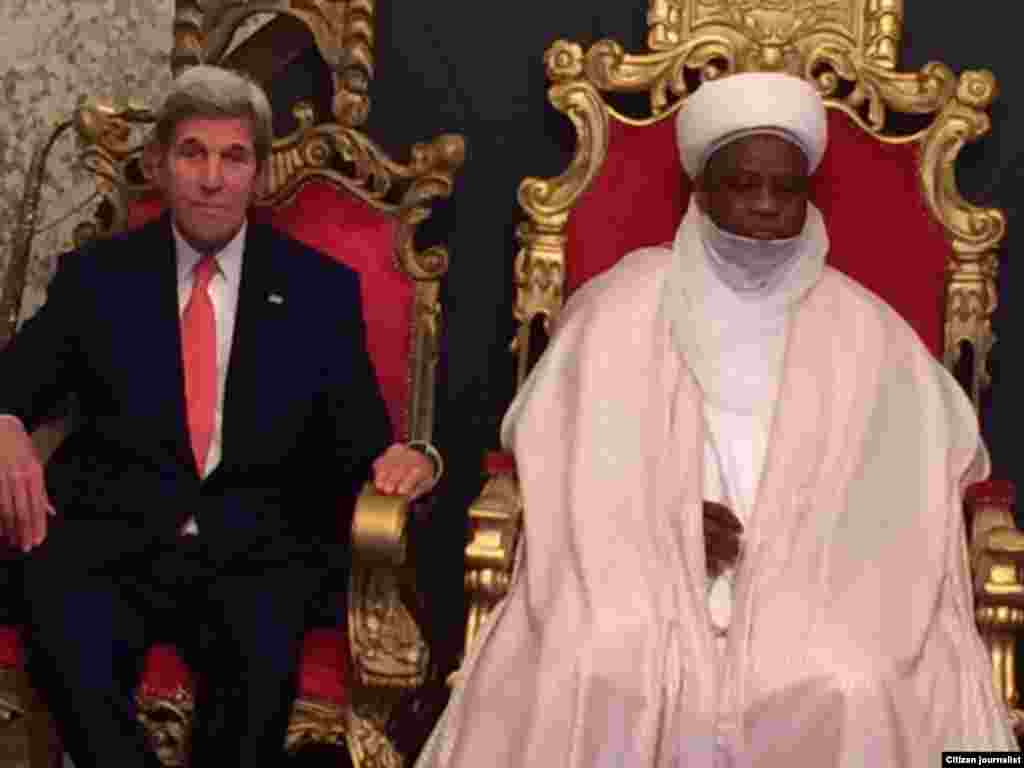 NIGERIA: John Kerry in Sokoto with Sultan of Sokoto 4
