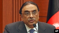FILE - Pakistani President Asif Ali Zardari, Dec. 12, 2012. 