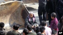 多年來中國村民時常受拆遷之苦
