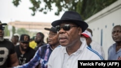 L'ancien président du Bénin, Boni Yayi, à Cotonou, au Bénin le 19 avril 2019.