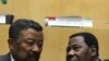 Jean Ping (à esquerda) com Thomas Boni Yayi, presidente do Benin, recentemente eleito para liderança da União Africana