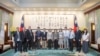 台湾总统蔡英文会见中国大陆异议人士（陈破空提供）