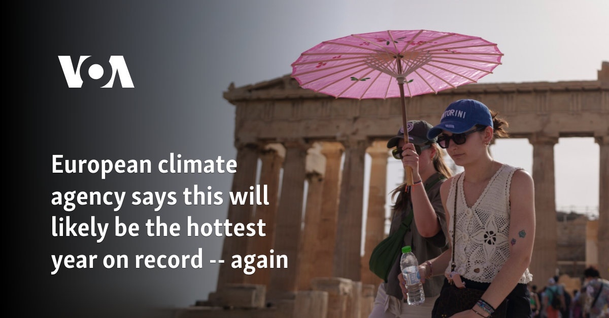 European climate agency says this will likely be the hottest year on record — again