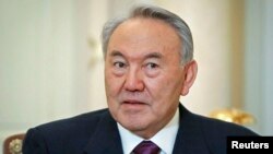 FILE - Kazakhstan's President Nursultan Nazarbayev