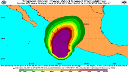 Área de mayor influencia de Patricia