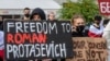 'Freedom to Roman Protasevich' Protest