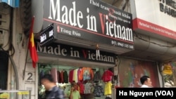 Vietnam hopes that as more of its domestic businesses go global, they will bolster the country's brand. (VOA/Ha Nguyen).