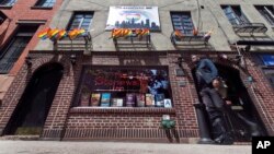 FILE - The Stonewall Inn, in New York's Greenwich Village.