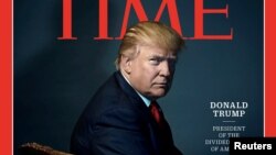 Time magazine named U.S. President-elect Donald Trump its "Person of the Year."