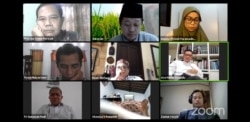 Diskusi daring tentang COVID-19 dan Peran Agamawan di Indonesia, Jumat 22 Mei 2020. (Tangkapan layar).