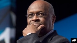 Herman Cain durante el evento Faith and Freedom Coalition's Road to Majority, en Washington, el 20 de junio de 2014.