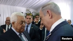 Mahmoud Abbas e Benjamin Netanyahu 