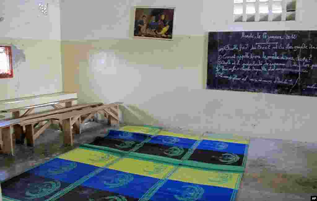 A classroom inside Fort B prison