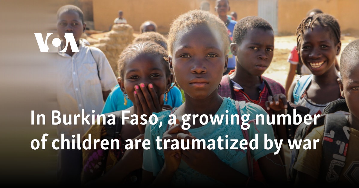 In Burkina Faso, a growing number of children are traumatized by war