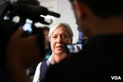 Sister Norma Pimentel, executive director at the Catholic Charities Rio Grande Valley. (Photo: A. Barros / VOA)