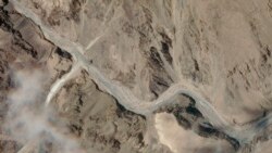 This satellite photo provided by Planet Labs shows the Galwan Valley area in the Ladakh region near the Line of Actual Control between India and China Tuesday, June 16, 2020.