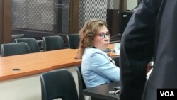 La audiencia del proceso en contra de la ex candidata Sandra Torres se extendió hasta horas de la noche.