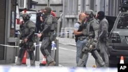 Polisi Khusus Belgia di Liege, Belgia, 29 Mei 2018. (Foto: dok).