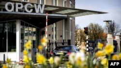 Markas besar OPCW di Den Haag, 16 April 2018. (Foto: dok).