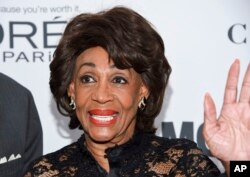 FILE - Congresswoman Maxine Waters (D-Calif.) attends the 2017 Glamour Women of the Year Awards at Kings Theatre in New York, Nov. 13, 2017.
