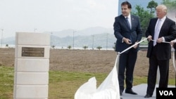 სააკაშვილი და ტრამპი, ბათუმში, "ტრამპ თაუერის" მშენებლობის პრეზენტაციაზე