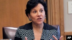 FILE - U.S. Secretary of Commerce Penny Pritzker.