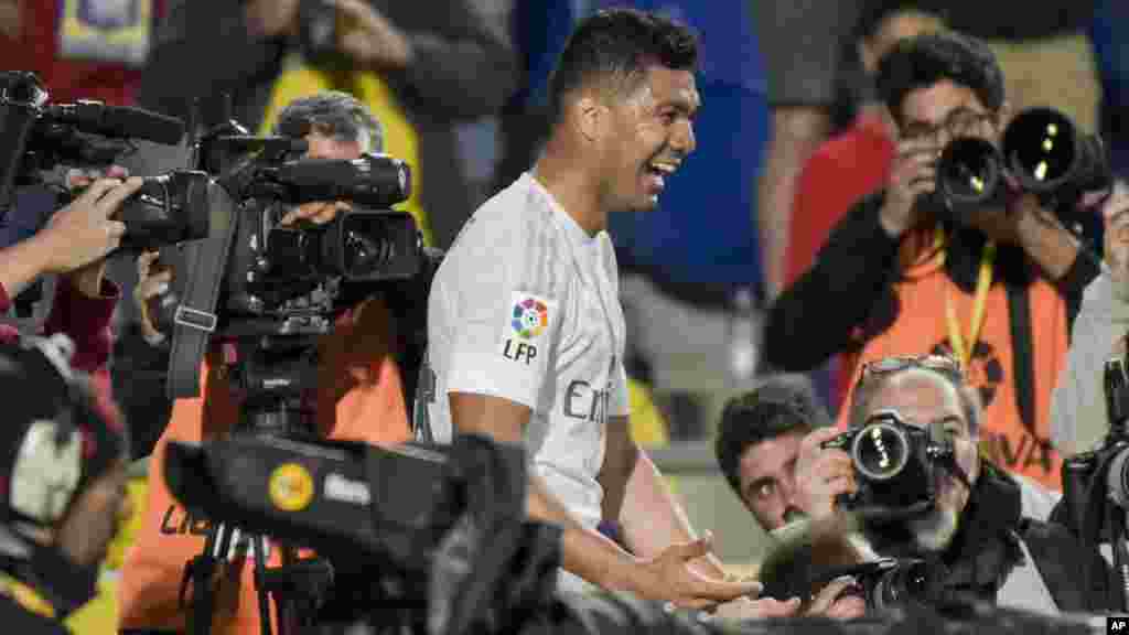Le Real Madrid l'a emporté sur la pelouse de Las Palmas (2-1). Casemiro a délivré les Madrilènes en toute fin de rencontre.