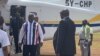 Le président Félix Tshisekedi à sa descente d'avion à Beni, Nord-Kivu, le 16 avril 2019. (Facebook/Fatshi News)