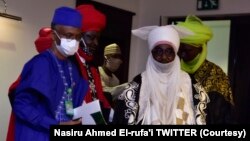  Ziyarar Sabon Sarkin Zazzau Ambasada Ahmed Nuhu Bamalli ga gwamna Nasiru El-rufa'i.