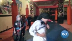  Afghanistan Female Kickboxer Challenges Norms