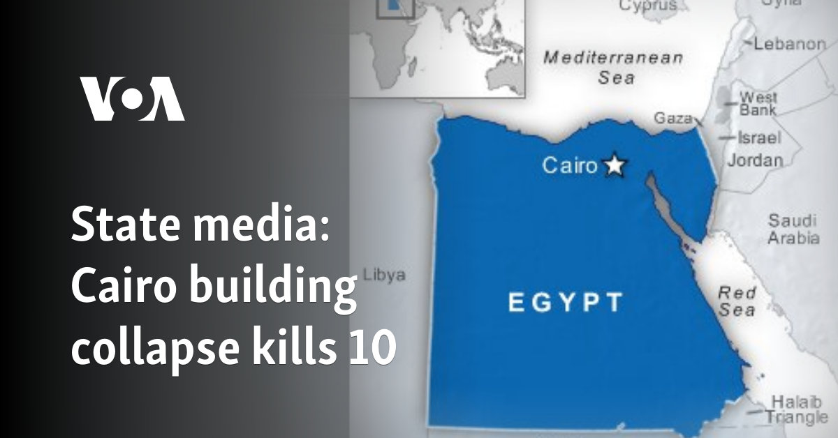 Cairo Building Collapse Kills 10, Sparks Investigation