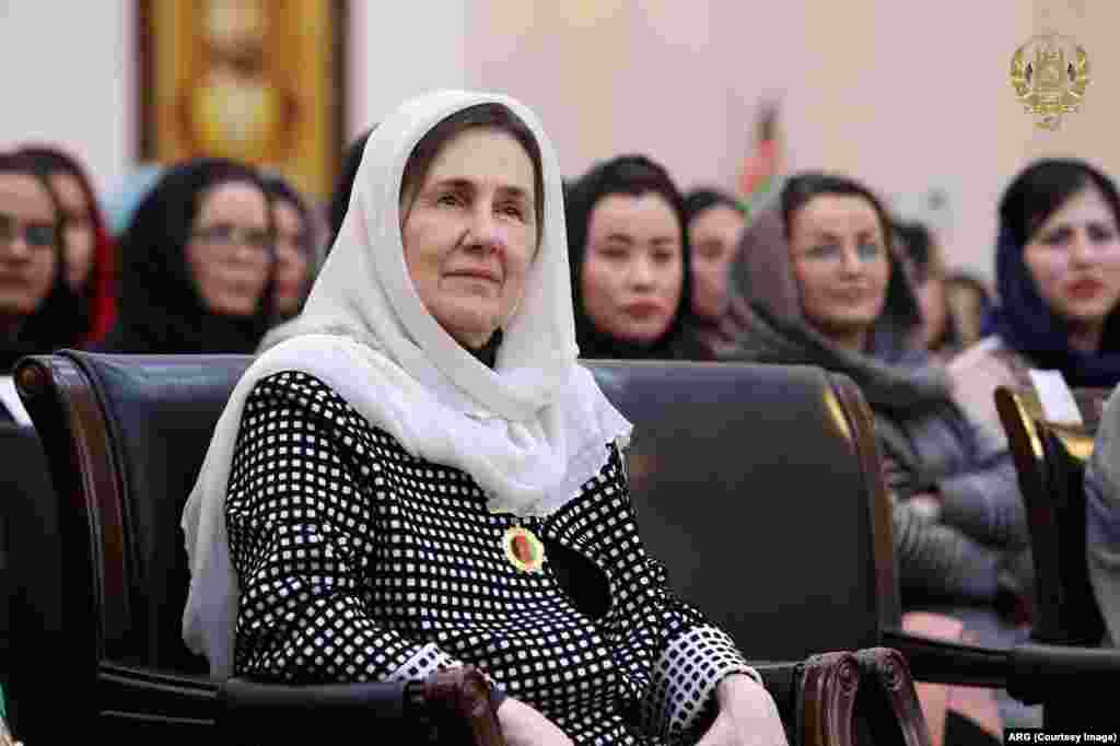 از ۱۰۹ مین روز جهانی زنان در ارگ ریاست جمهوری افغانستان تجلیل شد